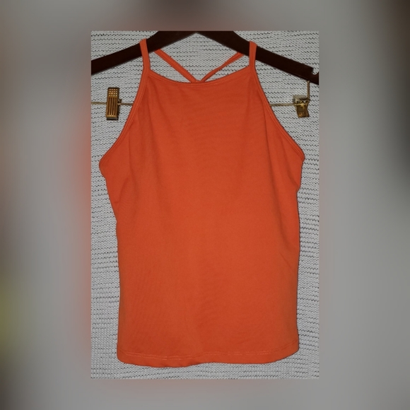 Athleta Crop Workout Top with Built-in Shelf Bra - Picture 1 of 6